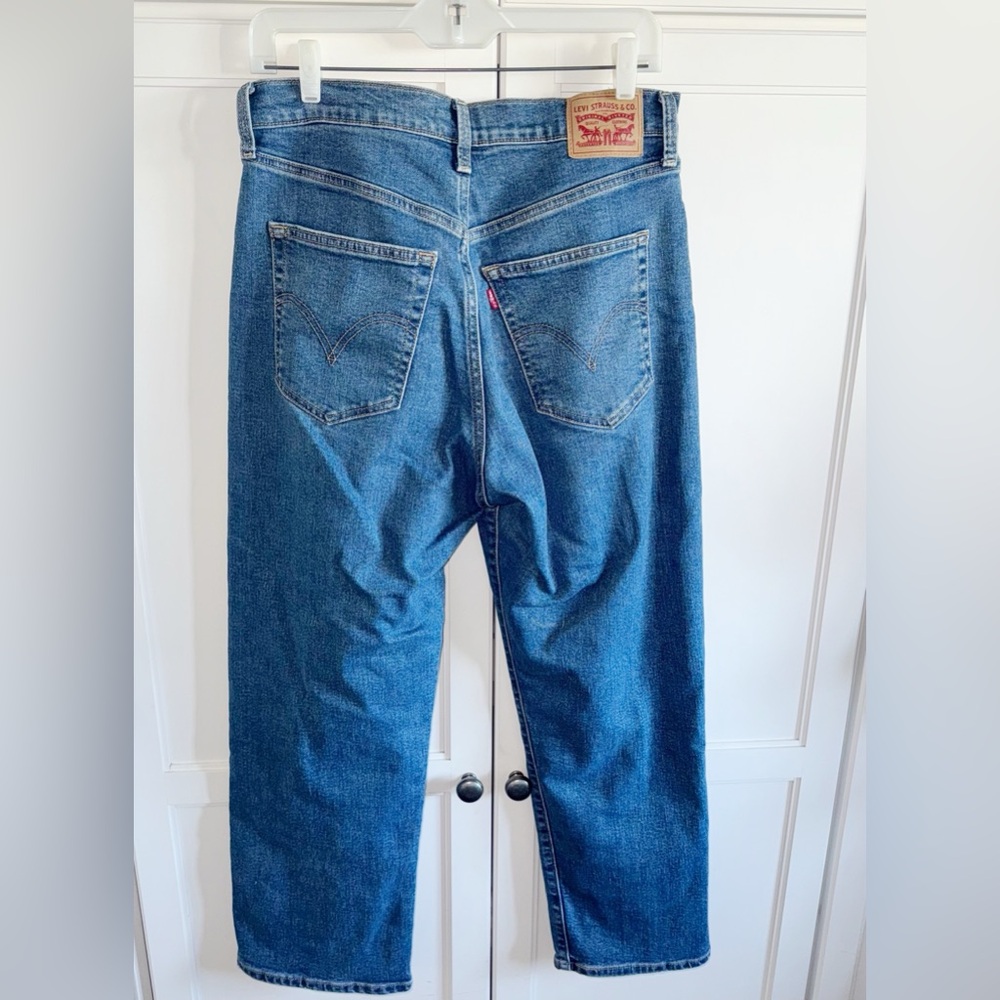 Levi's Women's High Rise Jeans - Blue - Picture 4 of 12